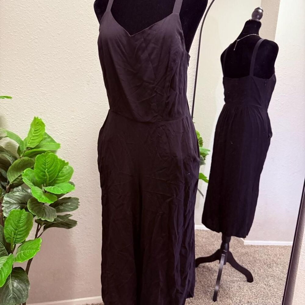 Old-navy Women's Black and Brown Jumpsuit